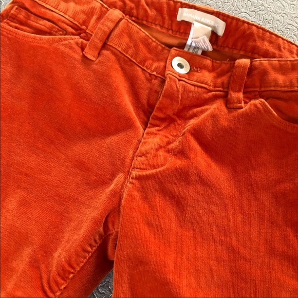 Banana republic orange corduroy pants Cords: 26 - Picture 2 of 8